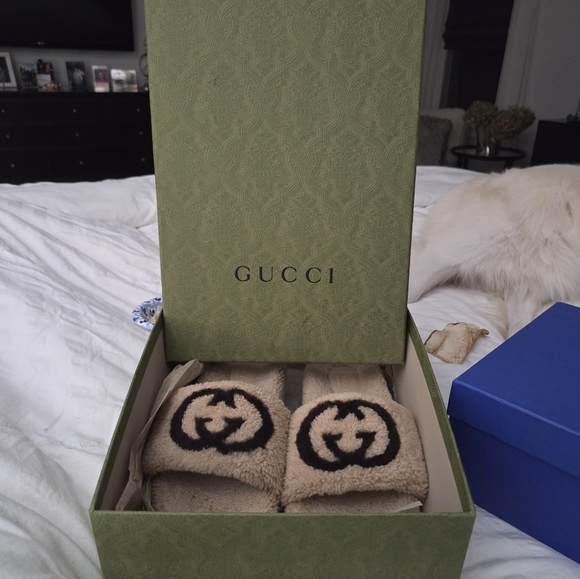 Gucci Beige Slippers - Picture 1 of 10